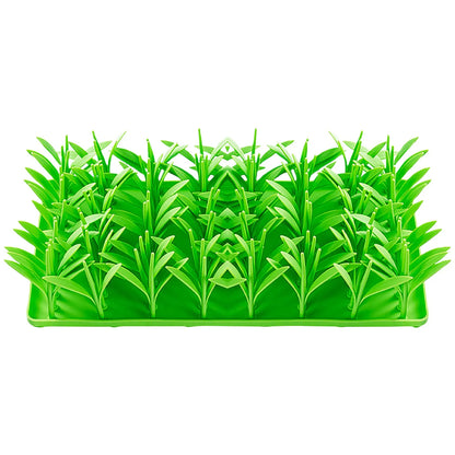 Meadow Design Pet Slow Feeding Mat Creative Grass Design Licking Mat Cat and Dog Eating Non-Slip Slow Feeding Mat